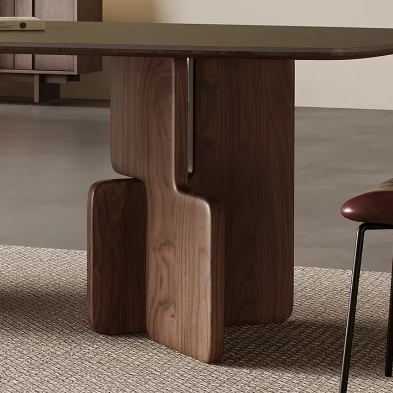 Puzzle Dinning Table side view - dining table - The Flamingo Life