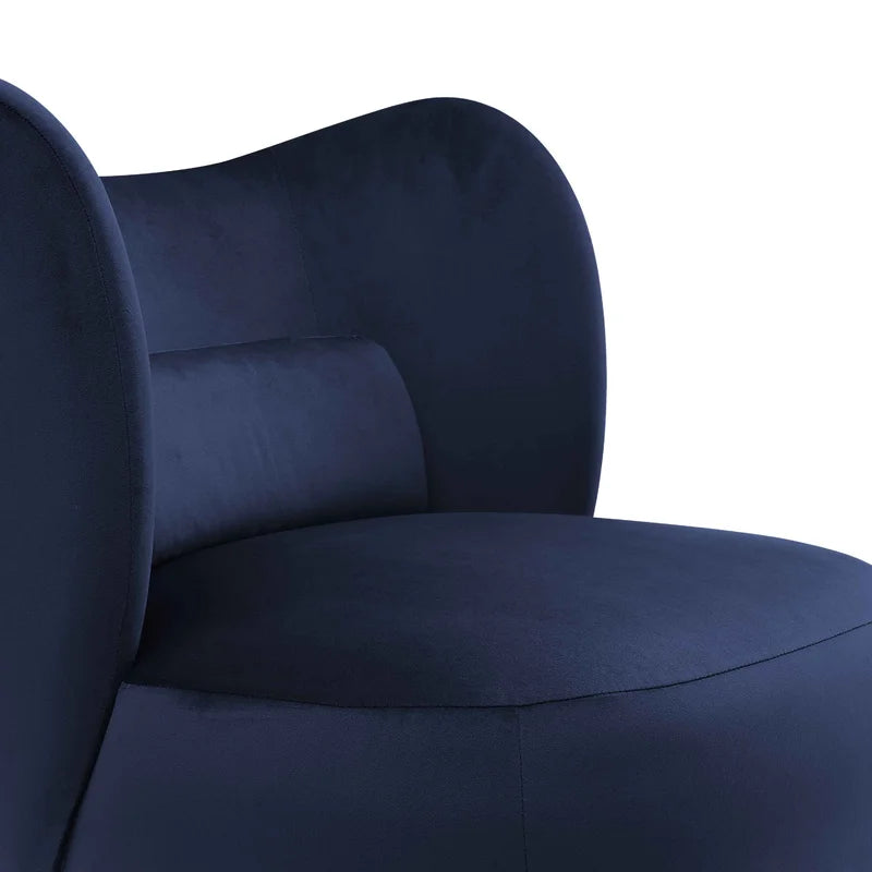 Venus Comfy Accent Chair angle view - accent chair - The Flamingo Life