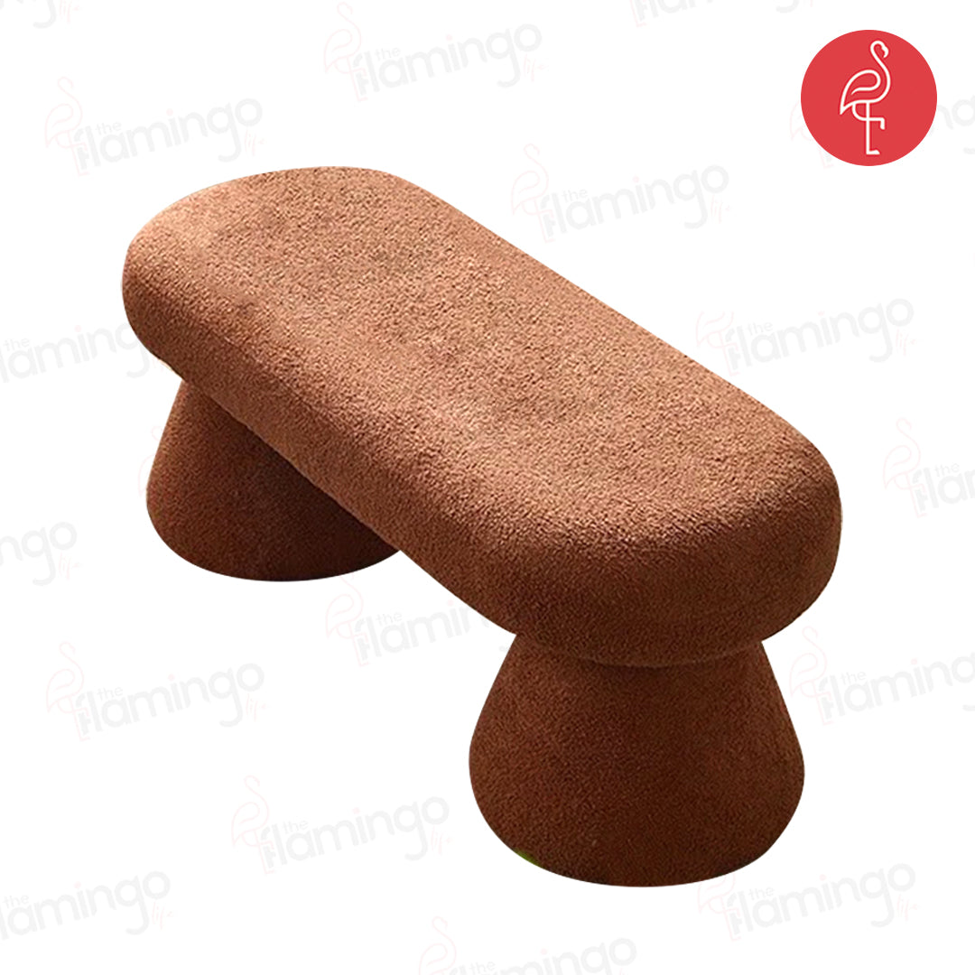 Regina Pouffe side view - pouf - The Flamingo Life