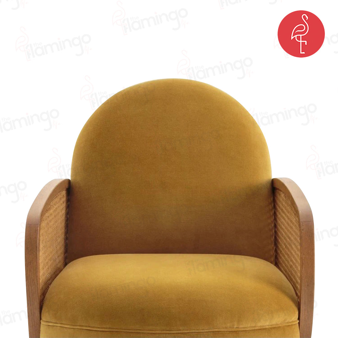 Carmine Rattan Chairs view 9 - rattan weave accent chair - The Flamingo Life