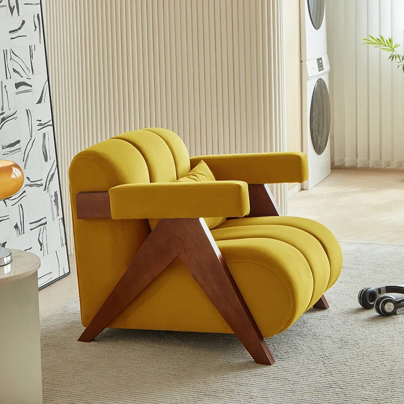 Roxy accent elegant chair lifestyle view - accent chair - The Flamingo Life