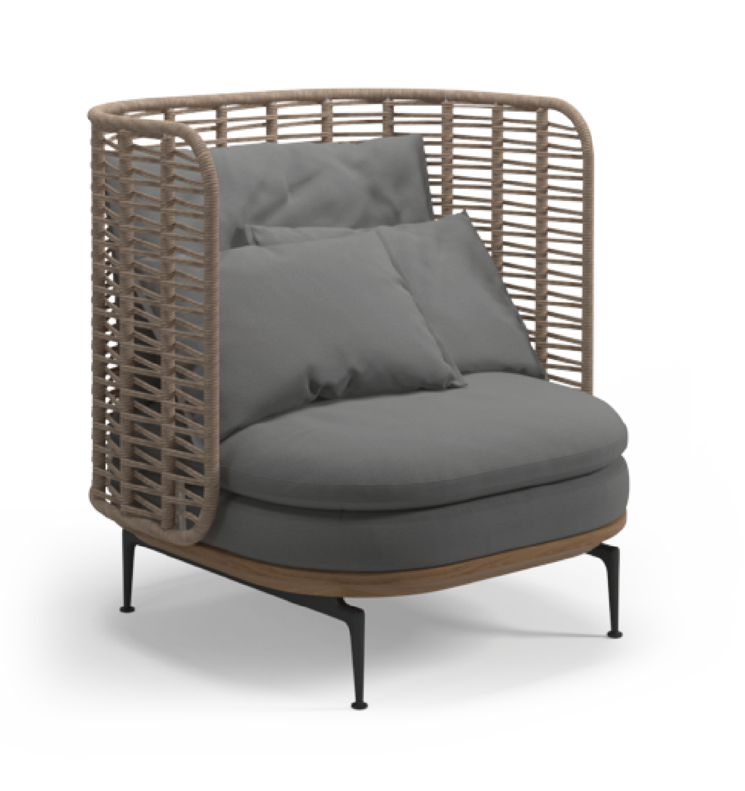Jamuna Premium Outdoor Furniture Set angle view - outdoor furniture - The Flamingo Life