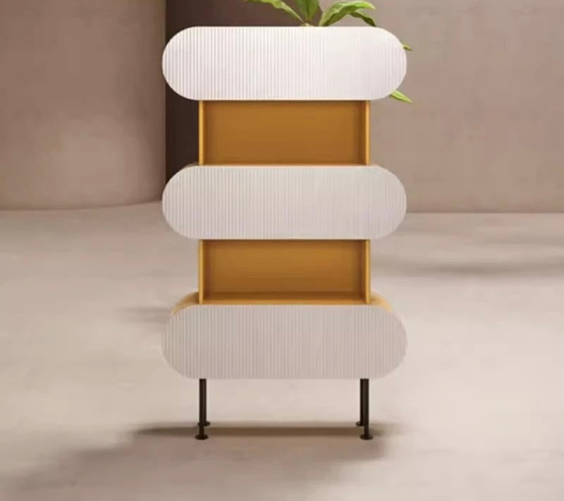 Enigma Cabinet/Vertical Console side view - console table - The Flamingo Life