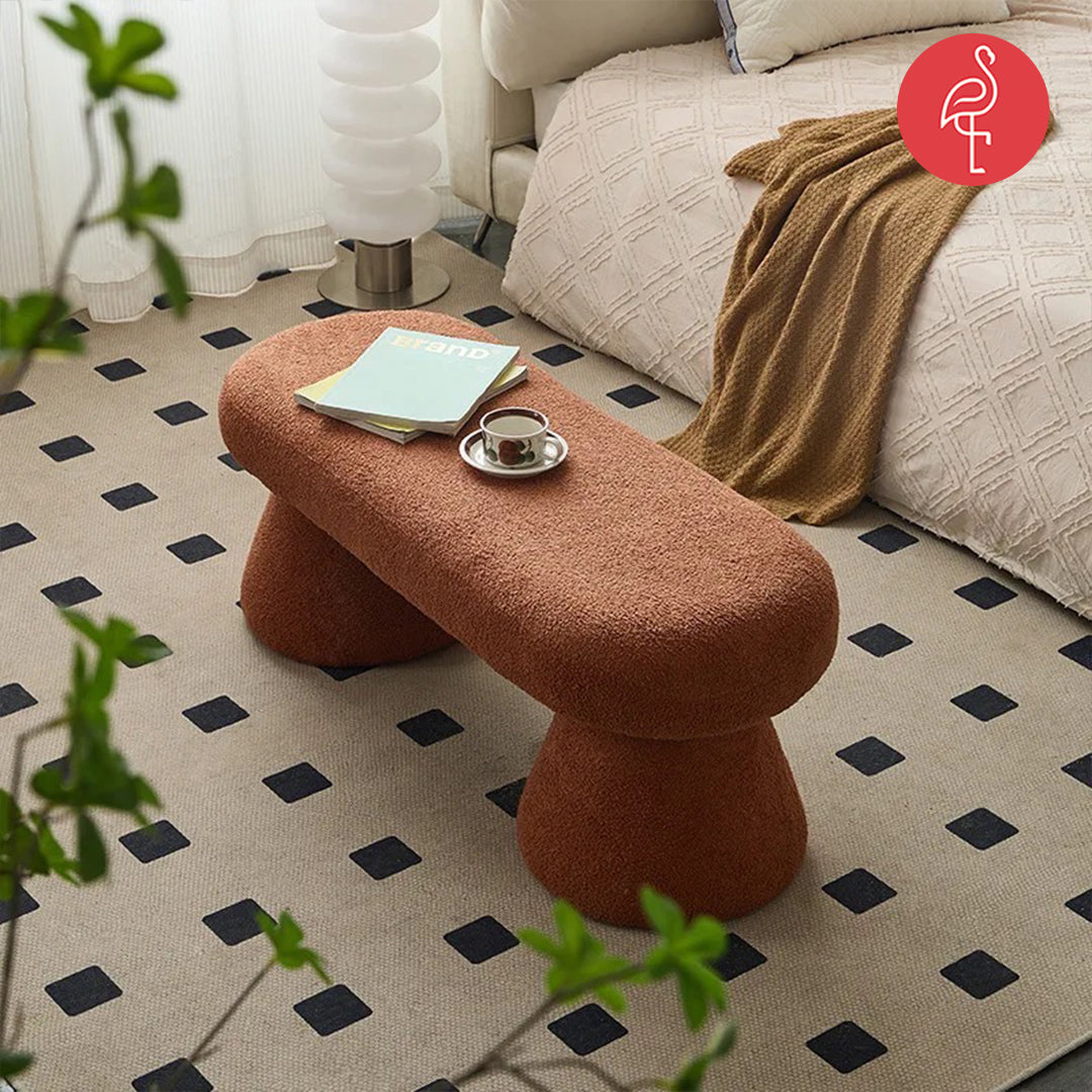 Regina Pouffe lifestyle view - pouf - The Flamingo Life