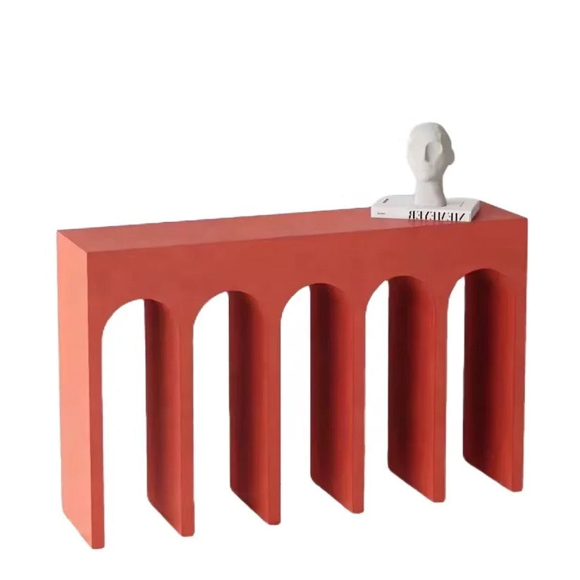 Nordic Styled Console Table side view - console table - The Flamingo Life