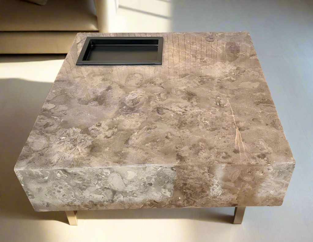 Atlanta Coffee Table side view - coffee table - The Flamingo Life
