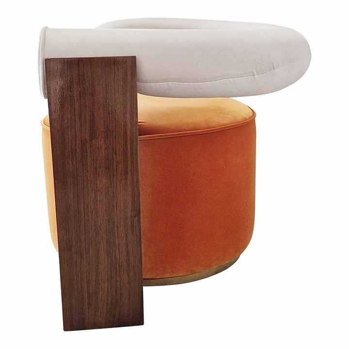 Hibiscus Accent Chair angle view - accent chair - The Flamingo Life