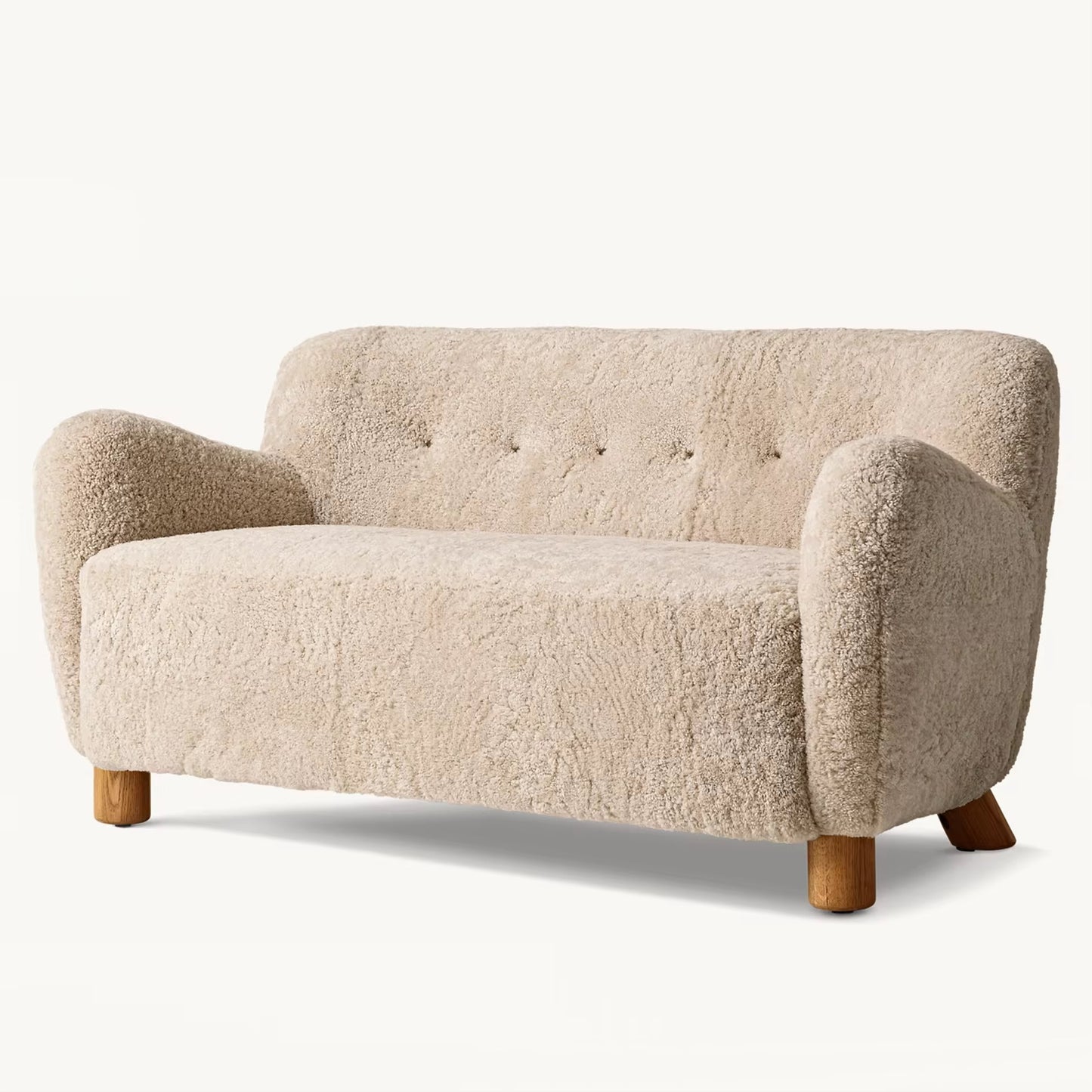 Suma Japandi Couch in Boucle