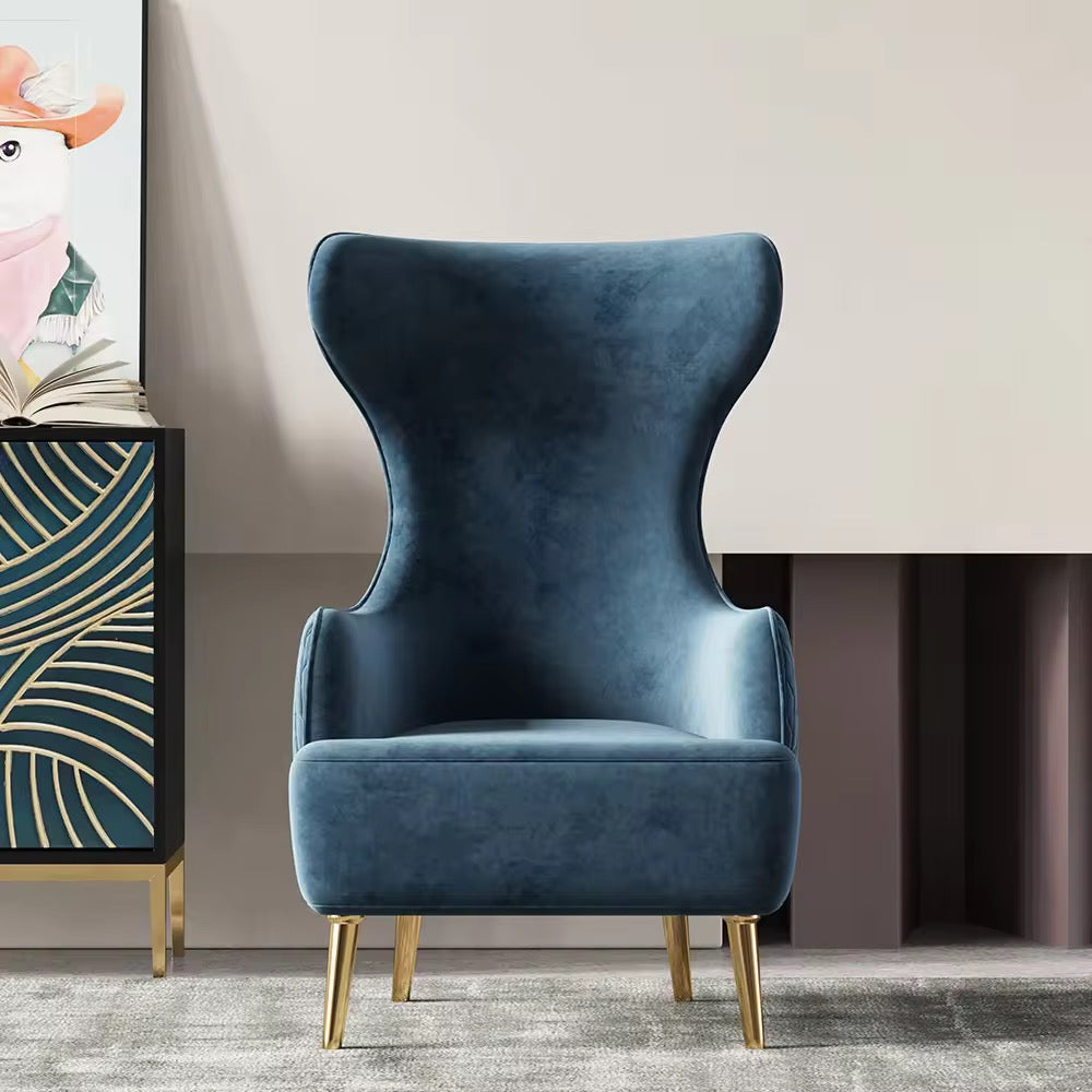High Back Luxury Accent Chair lifestyle view - accent chair - The Flamingo Life