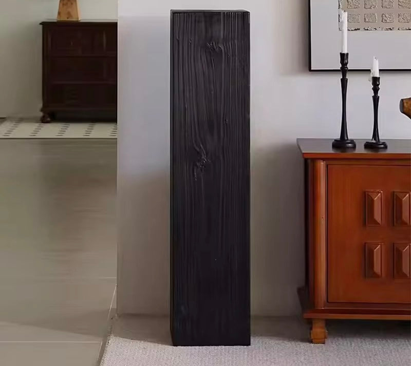 Freya Side Tall Table detail view - Japandi furniture - The Flamingo Life