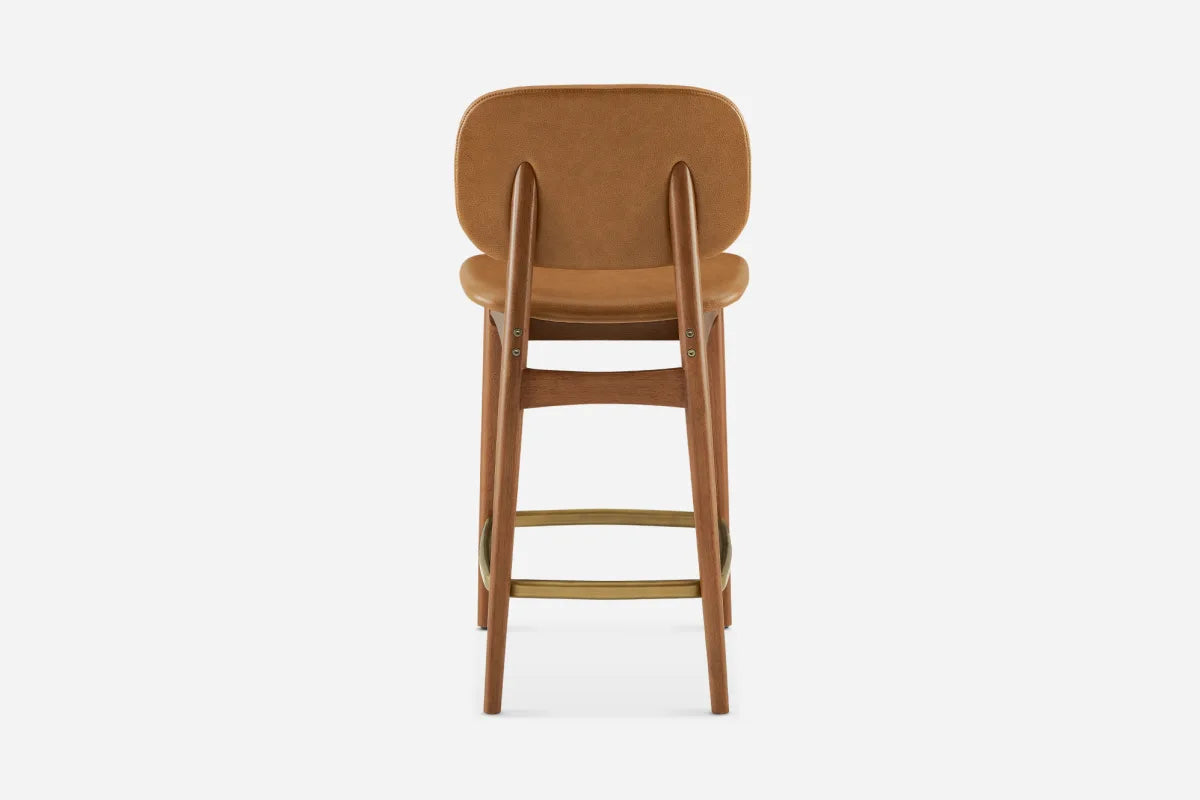 Bar Stool view 8 - premium leather bar stool - The Flamingo Life