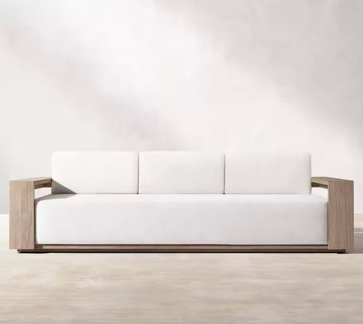 Oslo Superior Couch side view - Japandi sofa - The Flamingo Life