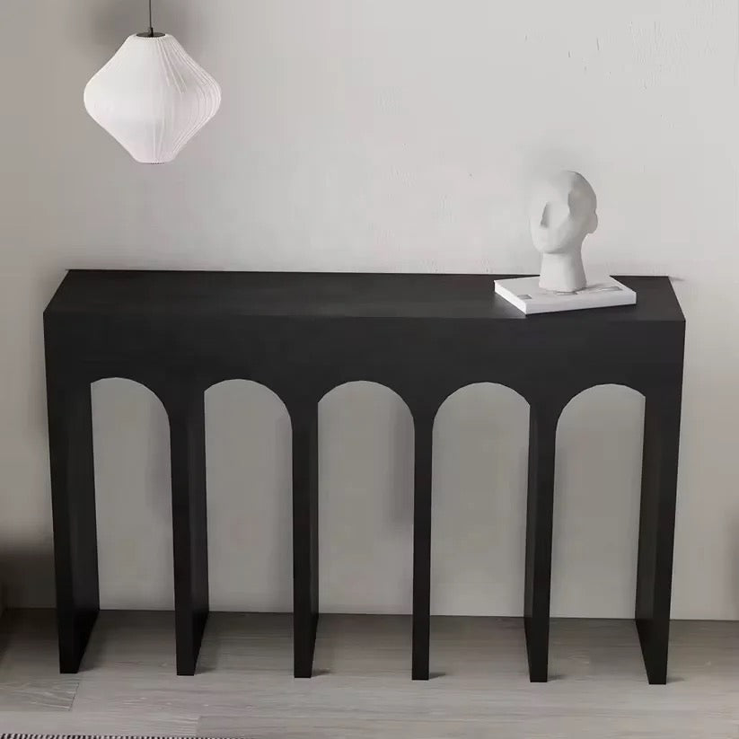Nordic Styled Console Table close-up - console table - The Flamingo Life