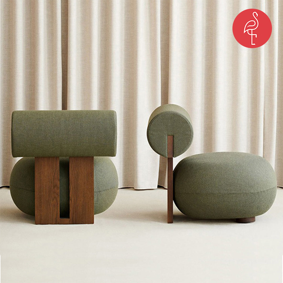 Obello Accent Chair side view - accent chair - The Flamingo Life