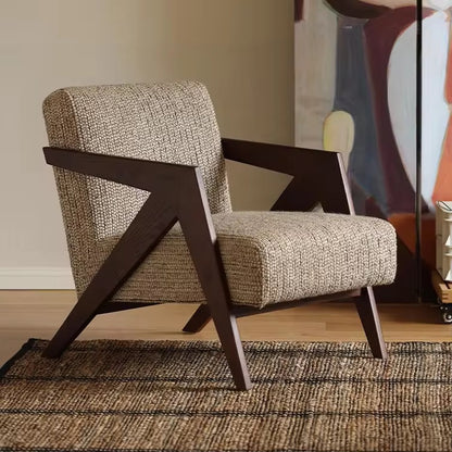 Arrow Arm Accent Chair