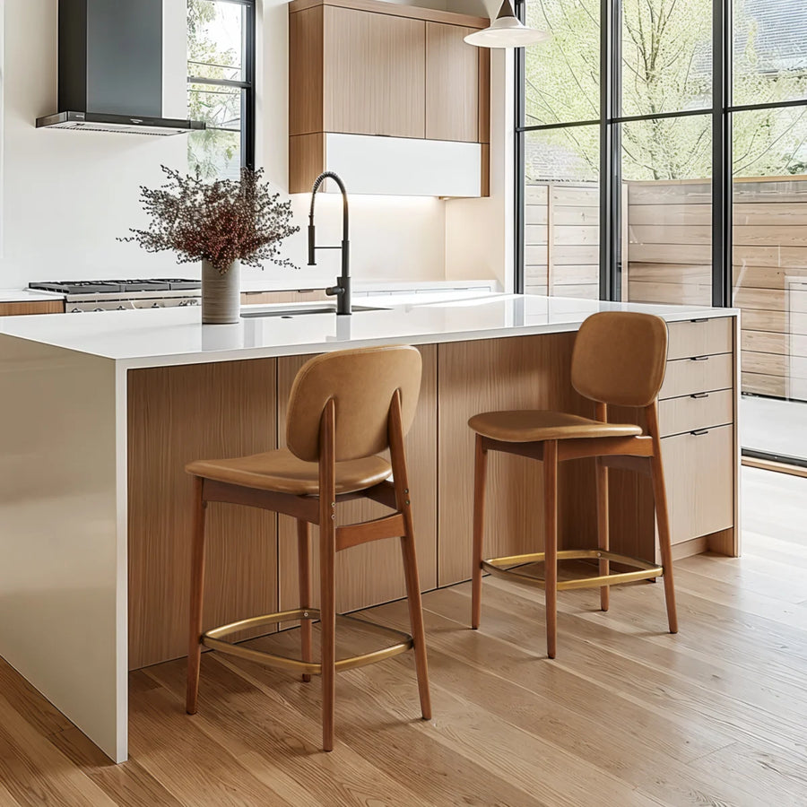 Bar Leather Stool