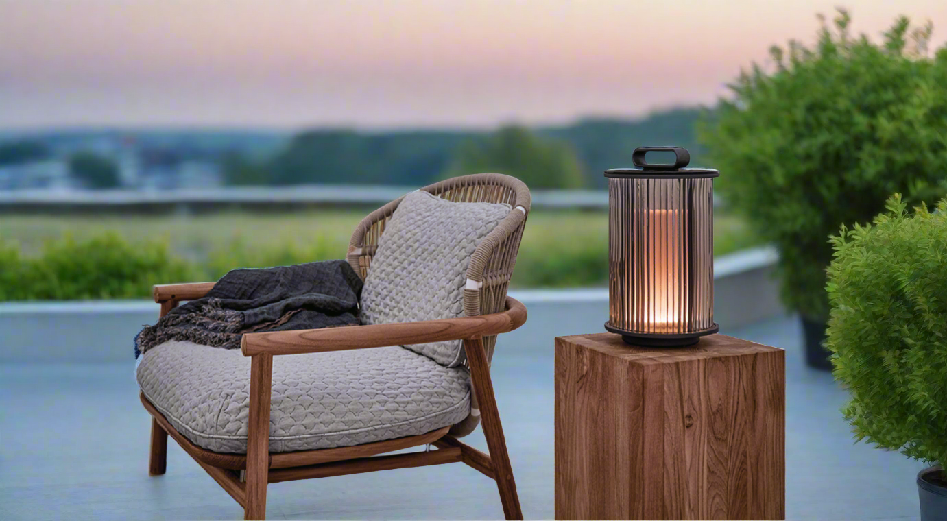Kaveri Premium Outdoor Furniture side view - premium rope outdoor furniture - The Flamingo Life