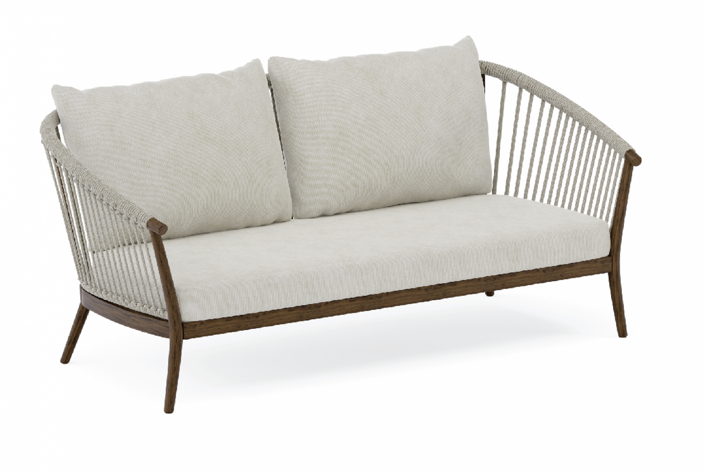 Ganges Premium Rope Outdoor Set close-up - premium rope outdoor furniture - The Flamingo Life