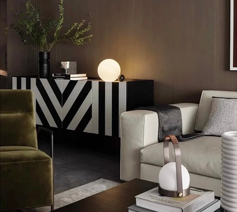Zebra Abstract Entryway/ Foyer Console close-up - console table - The Flamingo Life