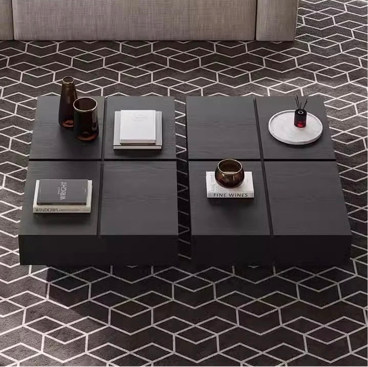Checkers Teak Coffee Table