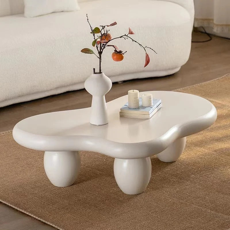 Cloudy Elegant Nordic Veneer Coffee Table