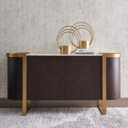 Cora Elite Console Table - marble console table - The Flamingo Life