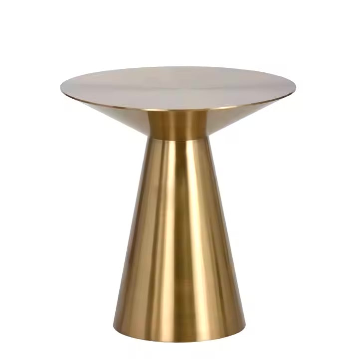 Kingsmen Nesting Table Set detail view - gold-accented nesting table set - The Flamingo Life