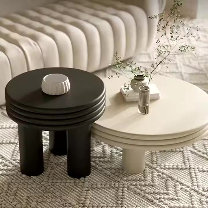 Romania Nesting Table Set side view - nesting table set - The Flamingo Life