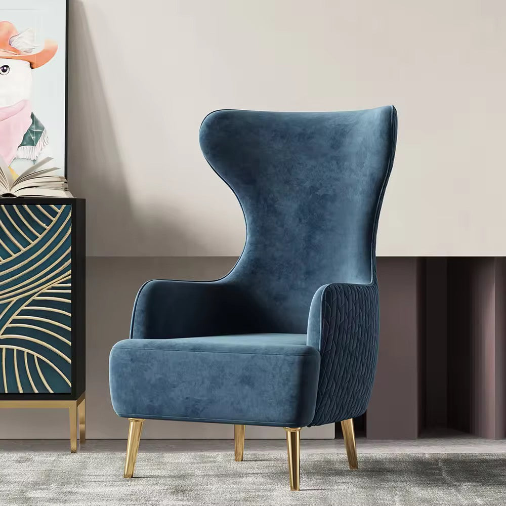 High Back Luxury Accent Chair close-up - accent chair - The Flamingo Life