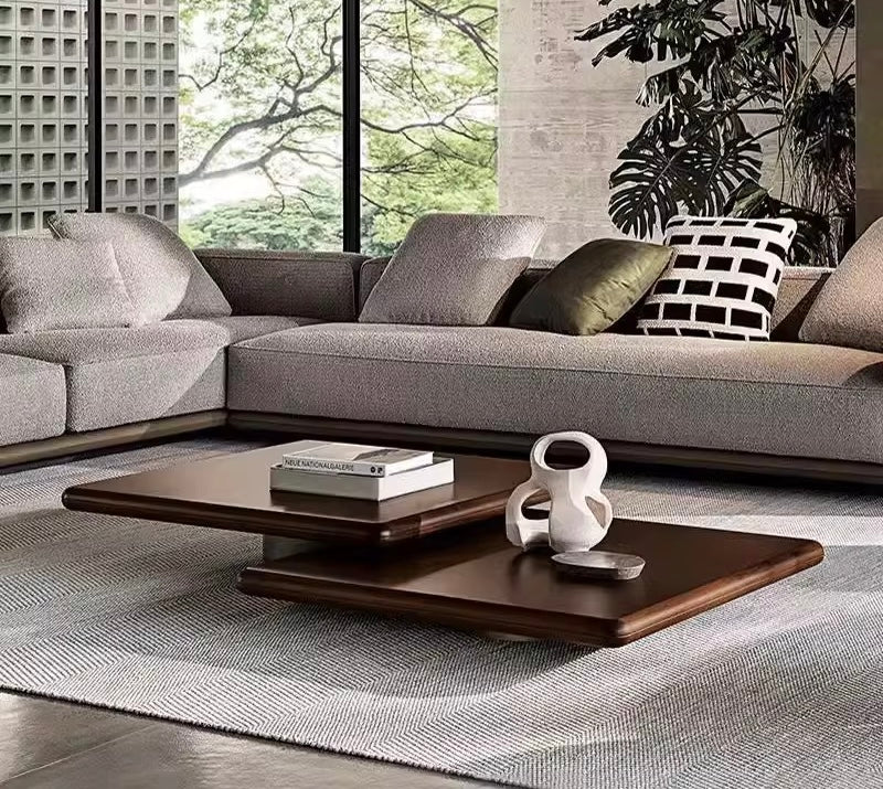 Noriko Nesting Coffee Table detail view - Japandi coffee table - The Flamingo Life