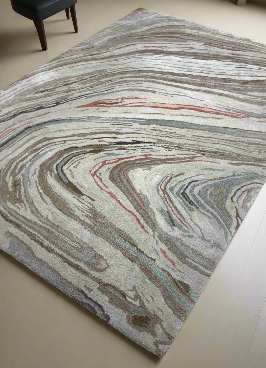 Premium Abstract Hand Tufted Carpet – interior – luxury carpet India – The Flamingo Life