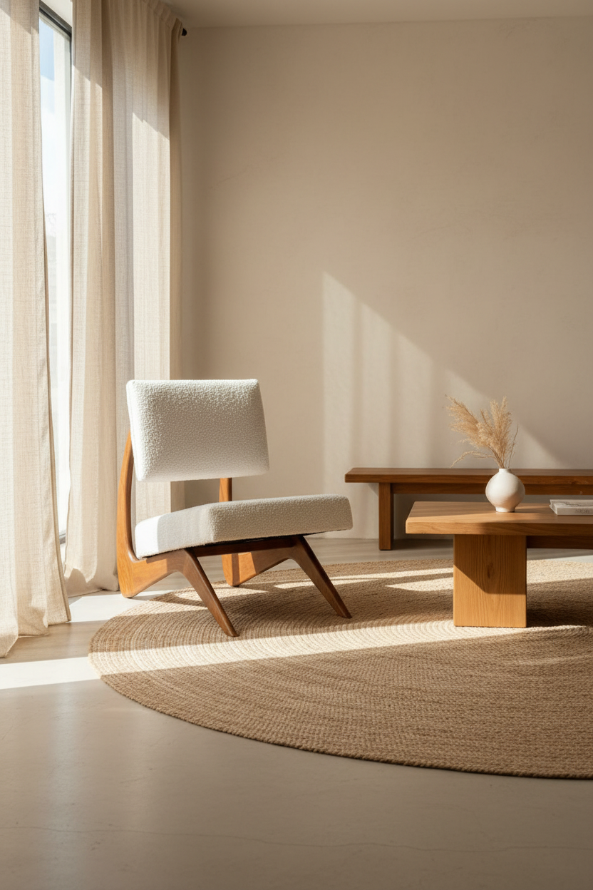 Ginko Japandi Accent Chair