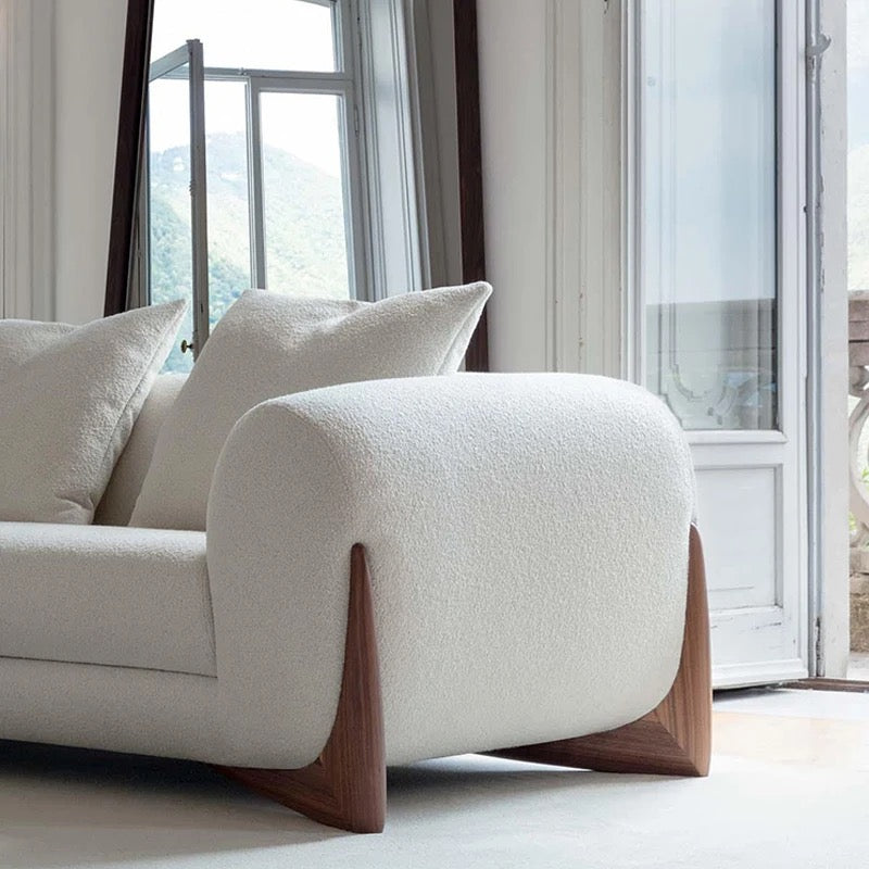 Demure Boucle Sofa
