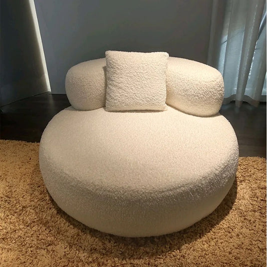 Diana Subtle Couch - boucle fabric sofa - The Flamingo Life