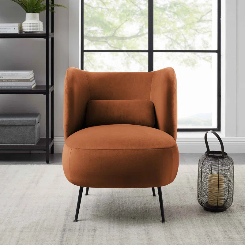 Venus Comfy Accent Chair side view - accent chair - The Flamingo Life