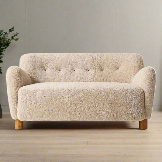 Suma Japandi Couch in Boucle