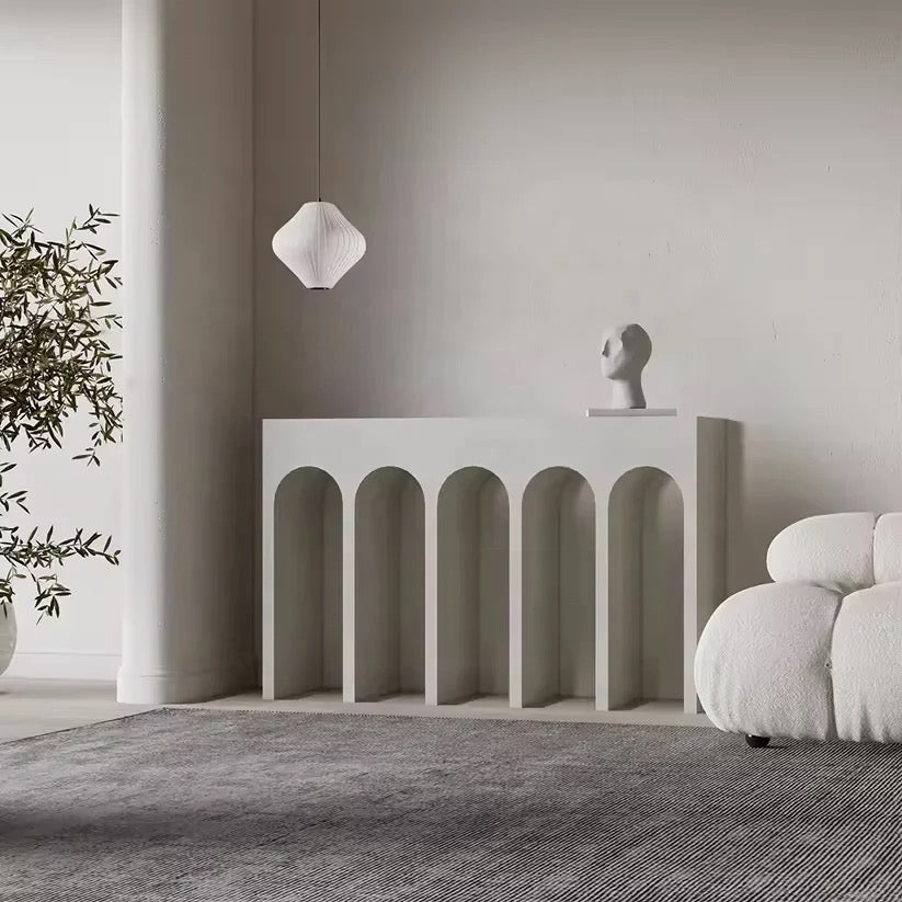Nordic Styled Console Table detail view - console table - The Flamingo Life