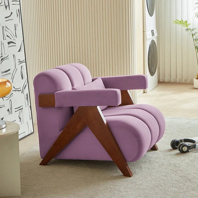 Roxy accent elegant chair detail view - accent chair - The Flamingo Life