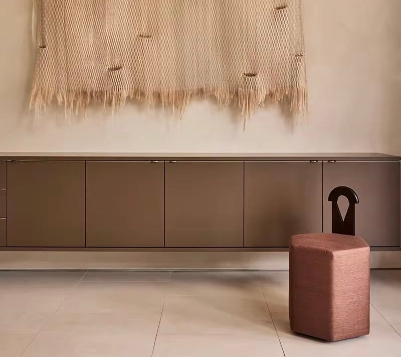 Lykke Accent Chair side view - Japandi accent chair - The Flamingo Life