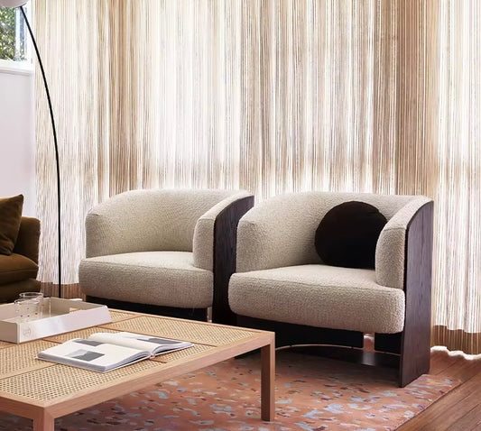 Eero Accent Chair - Japandi accent chair - The Flamingo Life