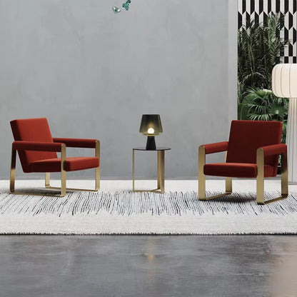 Elegant Nora Accent Chair - suede upholstery accent chair - The Flamingo Life