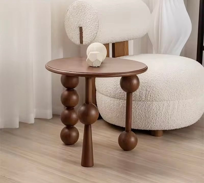 Elin Side/Drink Veneer Side Table