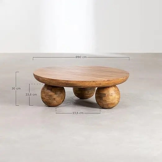 Tristan Coffee Table lifestyle view - coffee table - The Flamingo Life