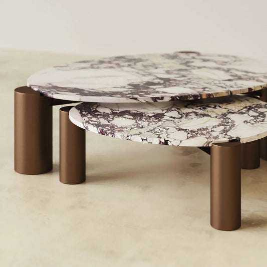 Frida Nesting Table Set - marble nesting table set - The Flamingo Life