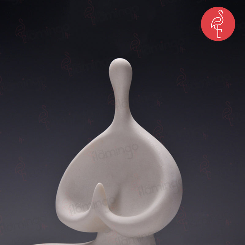Yogic Aural Figurine – lifestyle view – luxury figurine decor India – The Flamingo Life