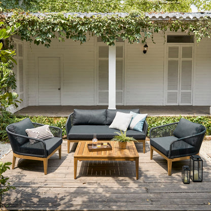 Godavari Premium Outdoor Rope Set - premium rope outdoor furniture - The Flamingo Life