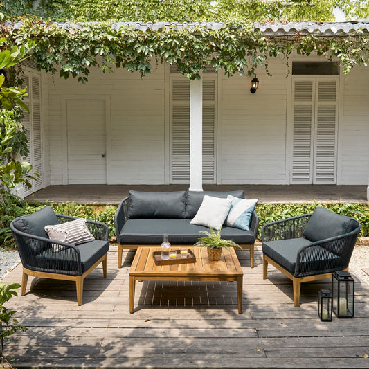 Godavari Premium Outdoor Rope Set - premium rope outdoor furniture - The Flamingo Life