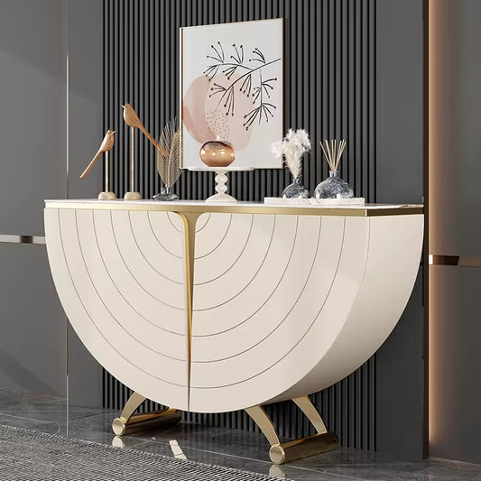 Half Moon Console - console table - The Flamingo Life