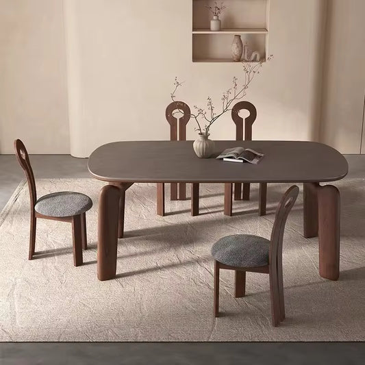 Luxury Japandi Dining Table Set Online India | Uniuqe Dinning Table