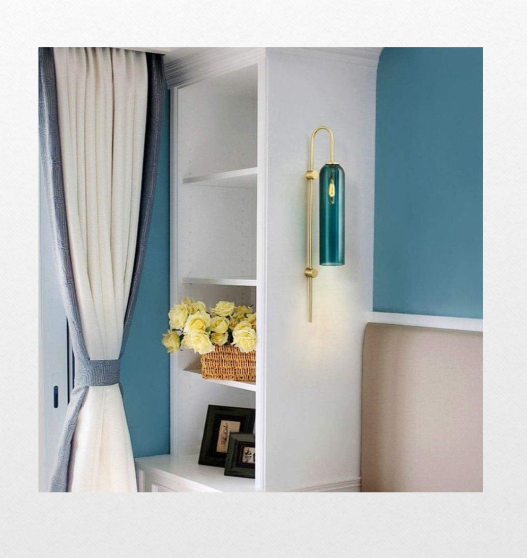 Cyan Wall Light